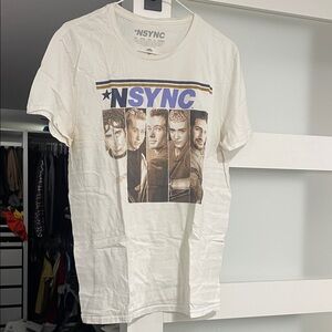 NSYNC White Graphic T-Shirt